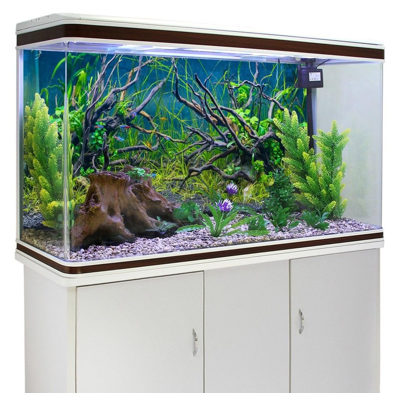 AWERT 72x18 inches Tropical Fish Tank Background River Bed &