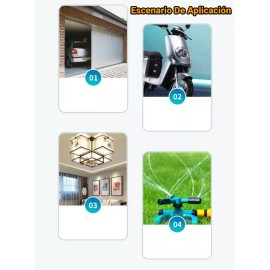 Yosoo 2pcs Control Para Porton Eléctrico 433 Mhz Seguridad Hogar