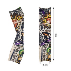 HOVEOX 18Pcs Tattoo Sleeves Temporary Tattoo Arm Sleeves Fake Tattoo Sleeves Temporary Tattoo Sleeves Arm Sleeves for Men Women