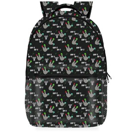 UBBY Gorilla Tag 3D Printed Children's School Backpack for Students - 41 x 30 x 14 cm (16 Inches) Full Surface Print Ergonomic Design for Teenagers & Children Book Bags Children's School Bag, black