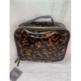 Unbranded MEDIUM ANIMAL PRINT PVC COSMETIC BAG (JUNGLE CHIC)