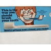 Vtg Py-co-pay Softex Jr Toothbrush 5.5" Learn-to-brush Package Movable READ