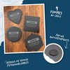 Untersetzer aus Schiefer, Herzform, personalisierbar – Pastis-Design – originelle Geschenkidee