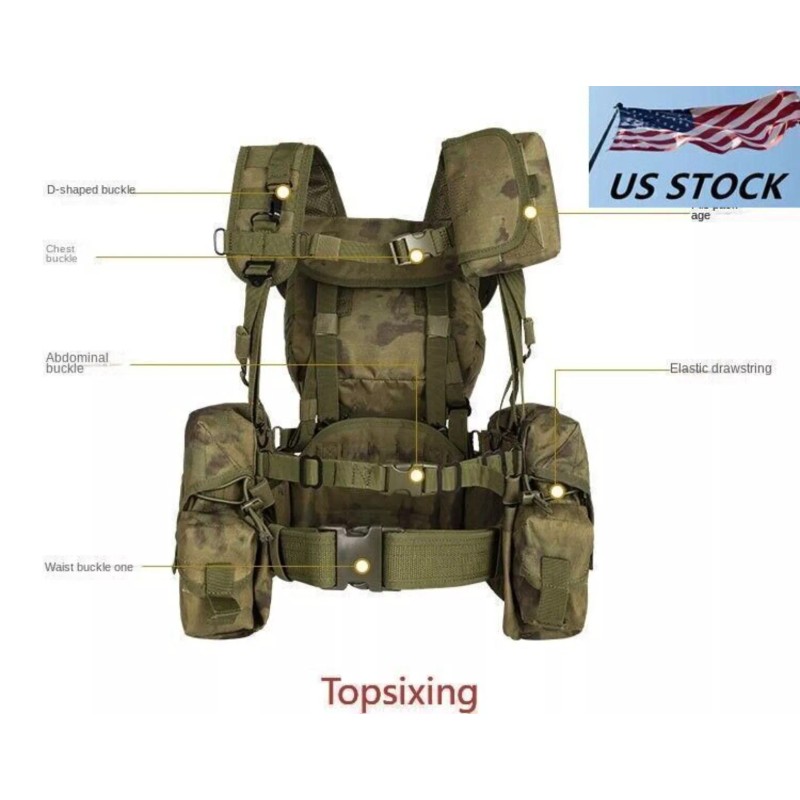 yaos Russian SMERSH M1 Tactical Vest MOLLE Chest Rig CAMO