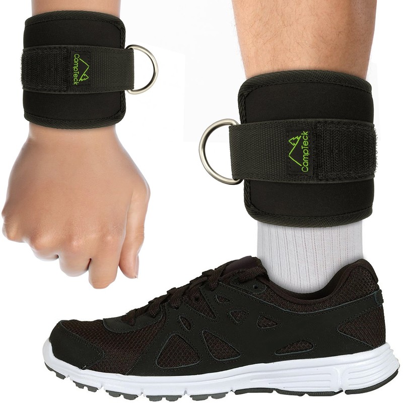 CampTeck U6831 D-Ring Ankle & Wrist Cuffs Neoprene Adjustable Strap