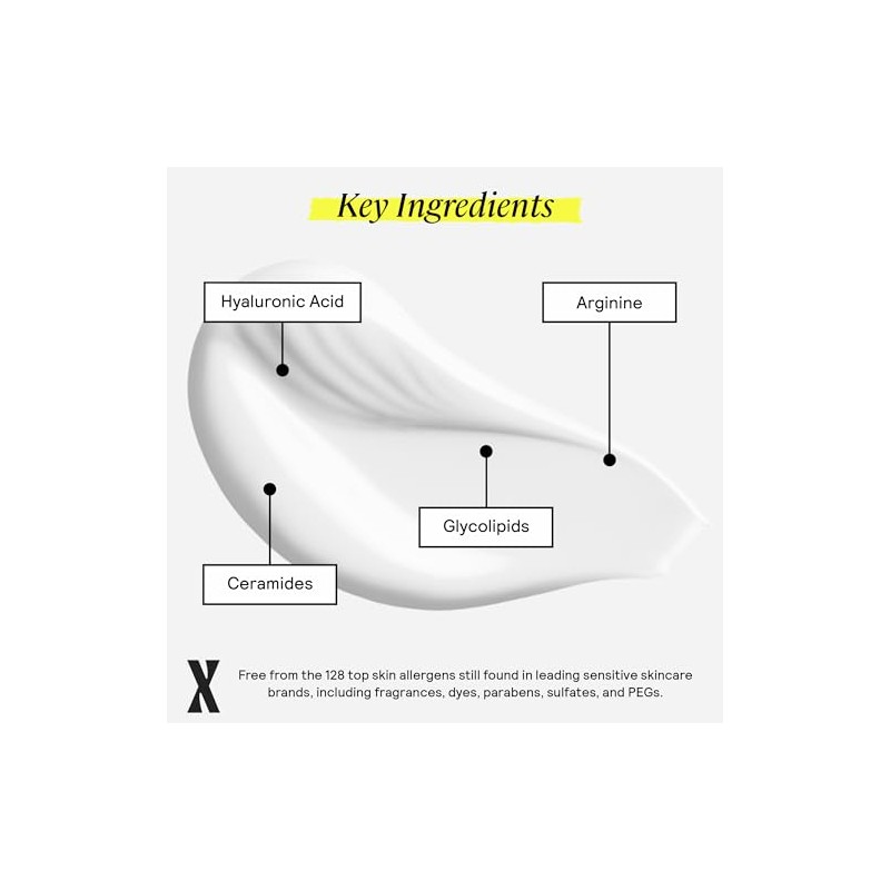 Untoxicated Moisture Boost Hydrating Cream for Sensitive Skin with Ceramides