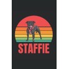 staffie: carnet de notes chien | notebook à la couverture
