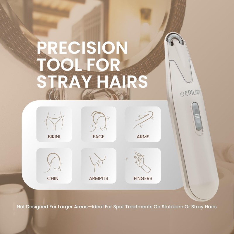 Epilady Esthetic Pearl Epilator for Women Face, Womens Facial Hair