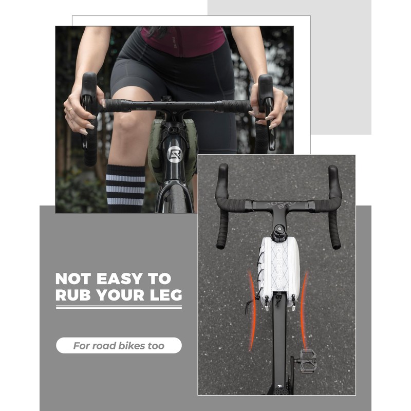 ROCKBROS Bicycle Frame Bag Bicycle Bag Frame Storage Bag with