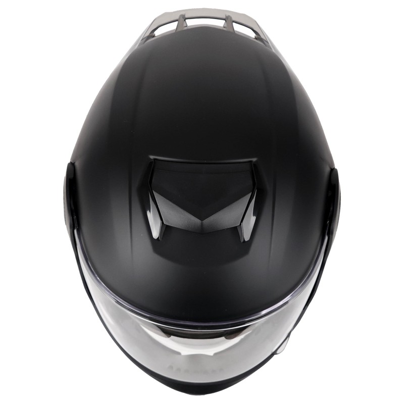 GDM Raptor Modular Bluetooth Motorcycle Helmet Flip-up, Matte Black (Medium)