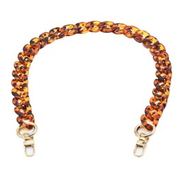 Havique Purse Chain Bag Chain Decoration Bag Charms for Handbags Purse Strap Shoulder Straps for Bags Replacement Handles, Acrylic Leopard Print 24"