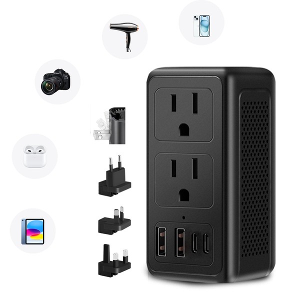 Upgraded 2000W 220V to 110V Voltage Converter US to Europe