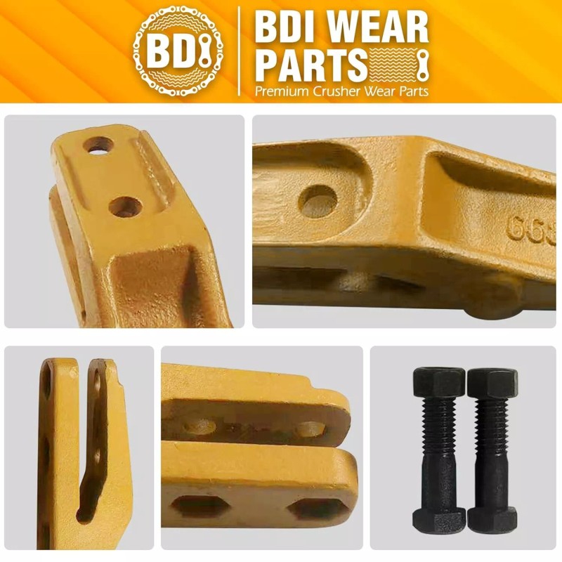 BDI Wear Parts 6684447 Skid Steer Mini Ex Bucket Uniteeth