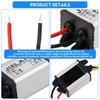 2 Pcs Waterproof Car Power Converter, 12V to DC 6V