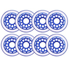 BLUE 76mm 78A Inline Skate Wheels indoor Hockey 8-Pack