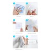 YOFAN 10 Pairs Clear Double-Sided Adhesive Wall Hooks - Mounted