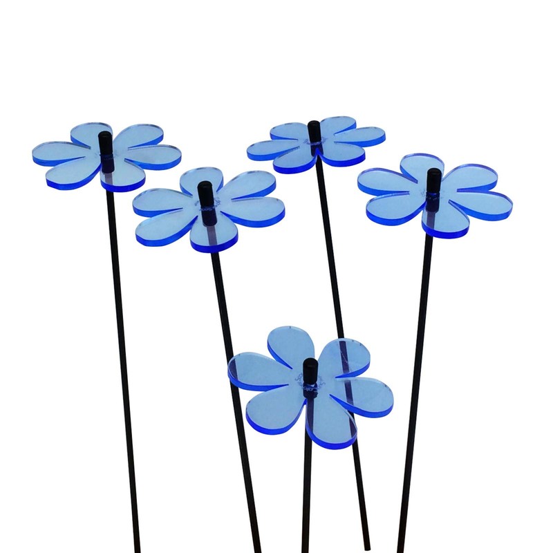 Sun Catcher Garden Decor Ornaments Daisy, Set of 5 Decorative