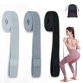 Fitness Bands, Resistance Bands, Long Fabric Resistance Bands, Set of 3, Non-Slip Sports Bands, Training Bands, Fitness, Home, Pull-Up Band for Yoga, Pilates, Strength Training, Gymnastics