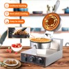 Litake Commercial Waffle Cone Maker 1200W 110V Stainless Steel Electric