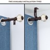 Ceramic Curtain Rods for Windows 66 to 120 Inch,1 Inch
