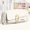 Cedar Eight Pencil Case, Large Capacity, Soft, Cute, Convenient, Solid,
