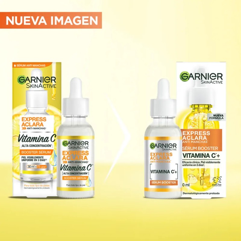 Sérum Anti Manchas Garnier Express Aclara Vitamina C 30ml