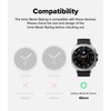 【Ringke】Galaxy Watch 8 Classic 46mm ケース [クラシックな時計デザイン] 傷防止高級ステンレスアクセサリーカバー（インナーベゼルカバー）簡単取り付け ブラック- Inner