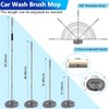 THINKWORK Car Wash Kit, Car Washing Brush with Long Handle,