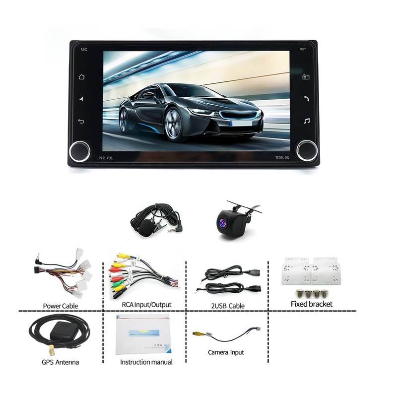 4+64GB Car Radio Stereo for Toyota 4Runner 2003-2009,for Tundra 2003-2006