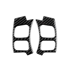 NVCNX Car Dash Button Panel Cover Decal Compatible with Lexus ​IS250 2014 2015 / IS200t 2016 2017 / IS300 2016-2020 / IS350 2014-2020 Carbon Fiber Interior Trim Accessories Black - C