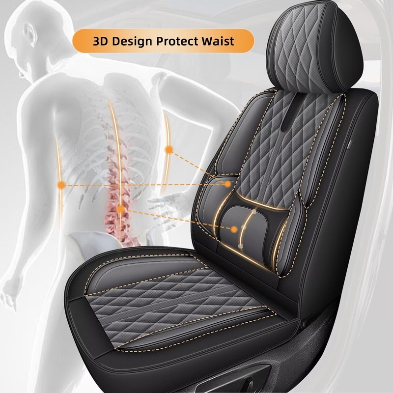 IKABEVEM Car Seat Covers Fit for Hyundai Santa Fe 2009-2026