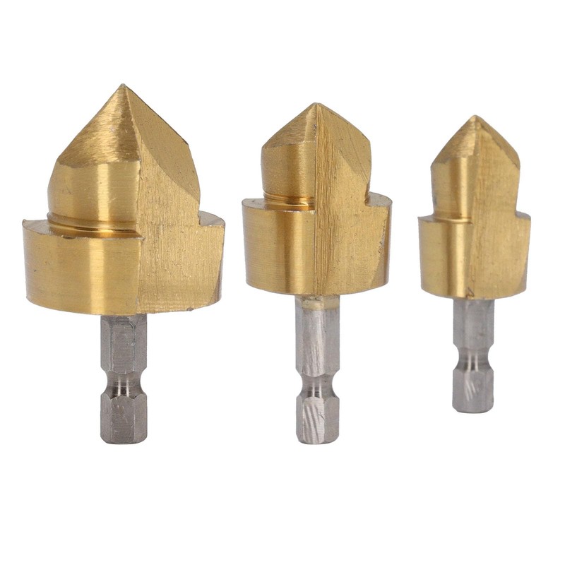 3Pcs PPR Lifting Stepped Drill Bit Reamer Drill, Water Pipe
