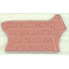Stamps by Impression Life Isn't About. Life Quote Rubber Stamp