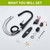 Tohlar Black Touchless Kitchen Faucet with Pull Down Sprayer, Stainless