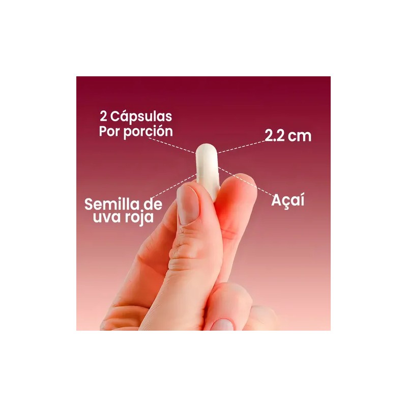 Suplemento Resveratrol 800mg Vitamina Nuboos 180 Cápsulas Veganas