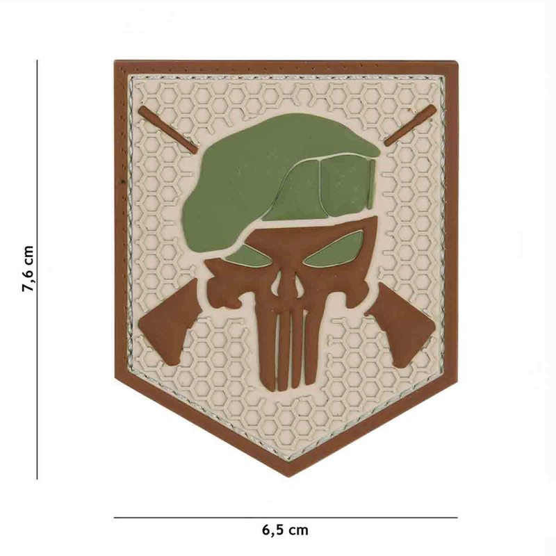 VAN OS Emblem 3D Rubber Patch Commando Punisher