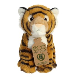 Aurora World 35000 Aurora Eco Nation Peluche, Orange, Black, White