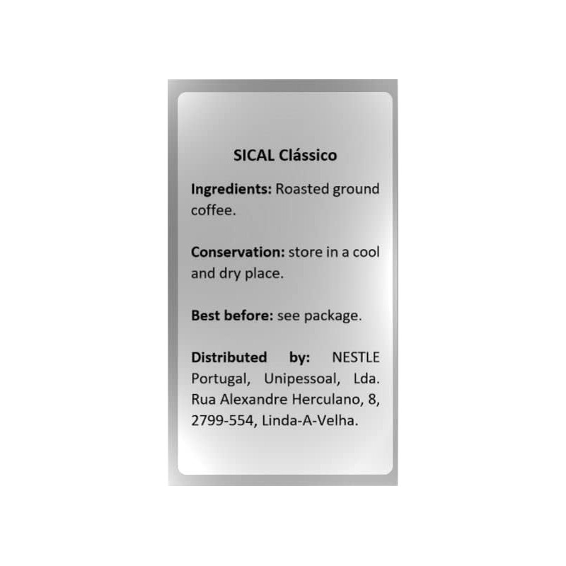 Sical Portuguese Clasico Normal Ground Coffee Cafe 5 Estrelas 220G