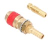 8mm Torch Hose Adapter Brass Connector Quick Coupler Fitting Kit