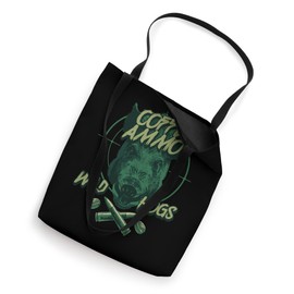 Coffee Ammo And Wild Hogs Wild Boar Pig Wild Hog Hunting Tote Bag