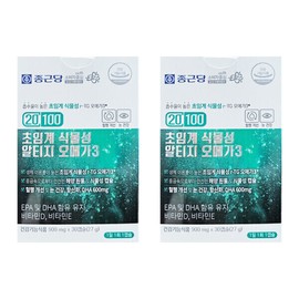 Chong Kun Dang 20100 Supercritical Vegetable Altige Omega 3 900mg x 30 Capsules 2 Boxes (2 Months Supply) HI / 종근당 20100 초임계 식물성 알티지 오메가3 900mg x 30캡슐 2박스 (2개월분) HI