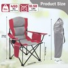 XMT Premium Padded Folding Chair, Extra Wide & Heavy Duty
