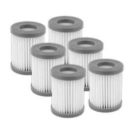 MIBUMIKI (6 Pack) M320 HEPA Filters Replacement Compatible with Lefant M320/ M320G Robotic Vacuum Cleaner Filter Kit, Upright Filter, Canister Filters, Vacuum Filters Accessories Kit