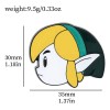Zelda Broche Metal Insignia Decorativa Decorativa 6 Unidades