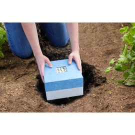 Embrace Biodegradable Urn- Floral Bouquet, Multi Color, Adult Sized Cremation Urn, 8.5 Inches Square