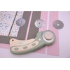 Loveria Rotary Cutter Fabric and Paper, 45 mm Stainless Steel,