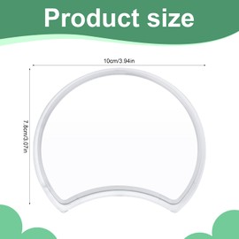 Water Tank Lid Cover for Nespresso Vertuo Next XN910B XN910C XN9105, Water Tank Replacement Parts Accessories for Krups Coffee Machine (Transparent)