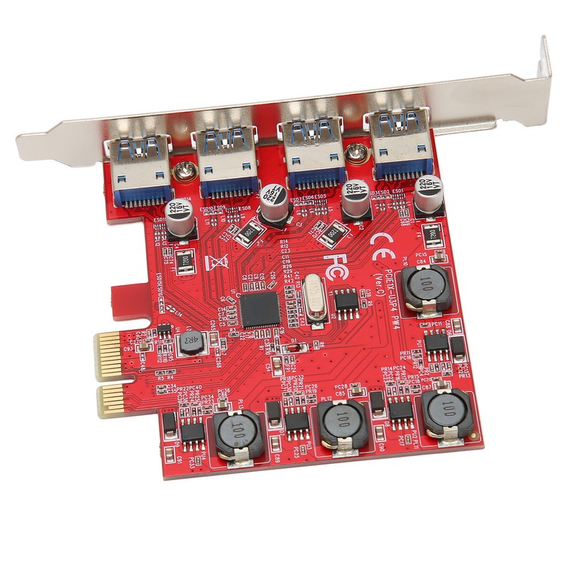 4 Ports 5Gbps USB 3.0 PCI Express Expansion Card for
