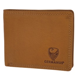 GERMANUS Max Leather Wallet, Light brown, Classic