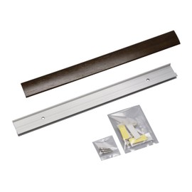 Fukui metal crafts picture rail railsuncolors only set wood grain brown 30 cm RC30 2